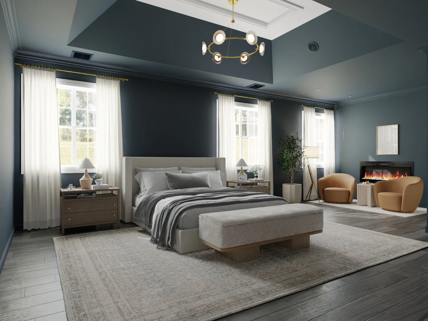 Contemporary Luxury Master Suite & Color Exploration